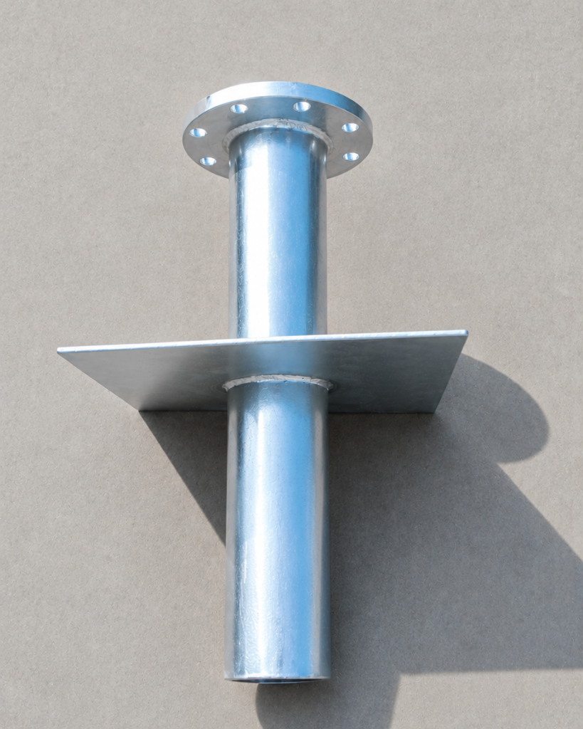 hot dip galvanized puddle flange