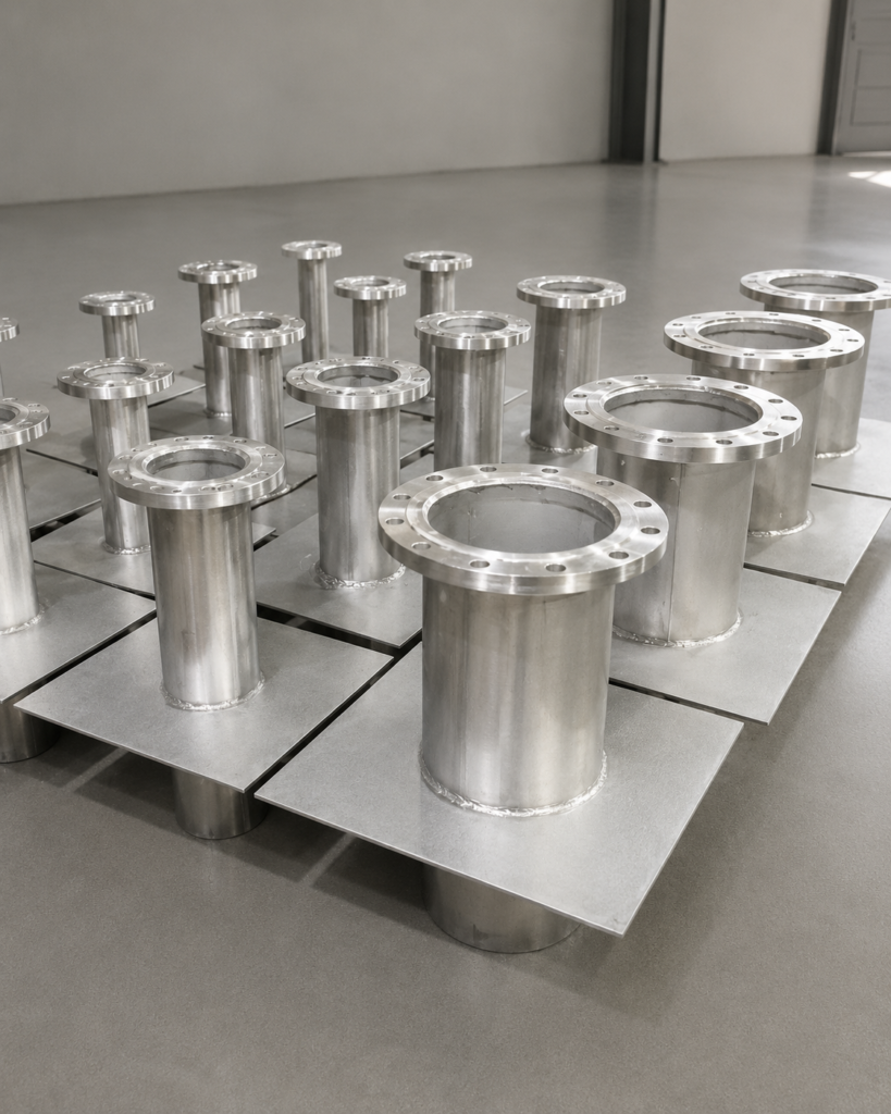 stainless steel puddle flange