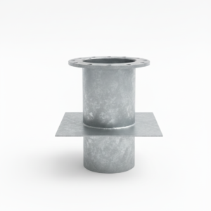 sealed puddle flange