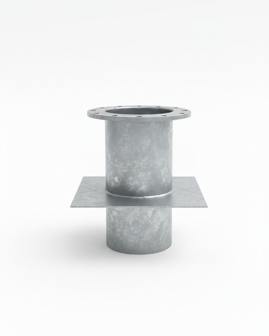 sealed puddle flange sealed puddle flange