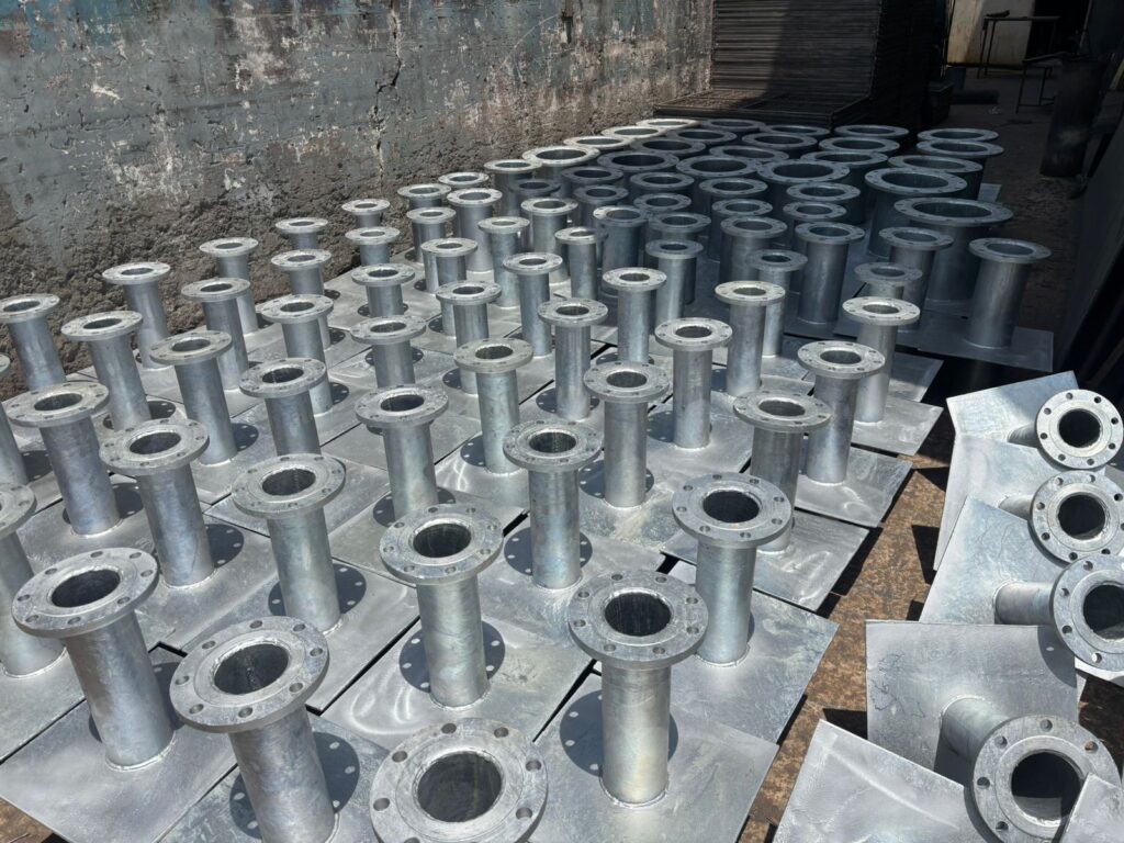 puddle flange by precise lift and conveyors for VARINDERA constructionss