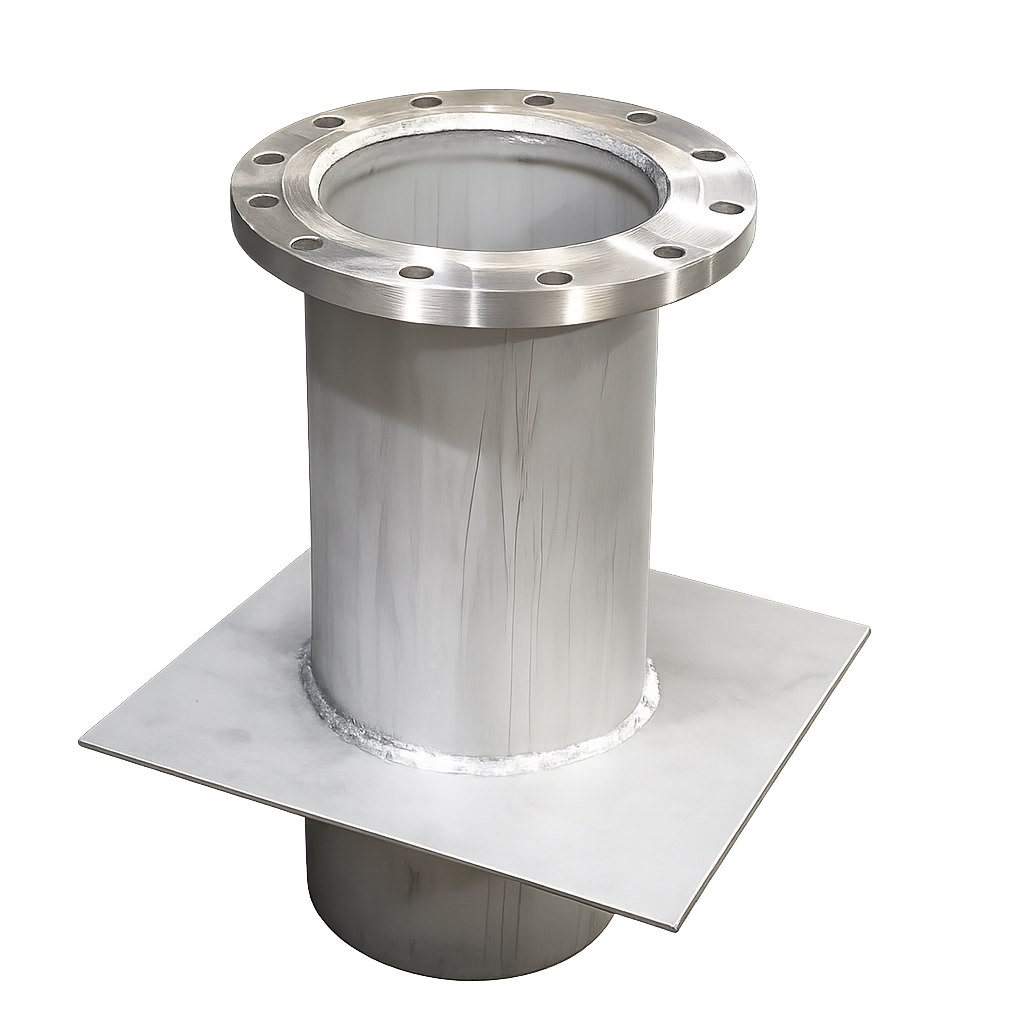 stainless steel puddle flange precise lift and conveyors